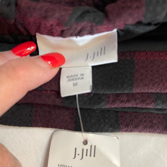 J.Jill Skirt Burgundy Red/Black NWT Clueless Y2K Preppy
Corpcore Office Academia - Picture 4 of 6